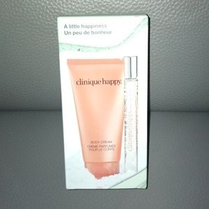 NWT Clinique Happy Duo Body Cream and Perfume Spray